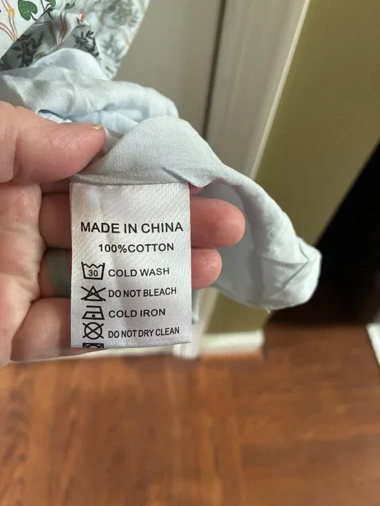 Ivy City Co Mae Dress Floral Lace Collar Puff Sleeve Cottagecore Size 14 - Picture 13 of 13